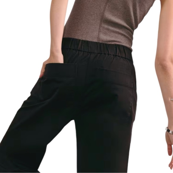 Everlane The Easy Pant Straight Pant Cotton Pull On Elastic Waist Women's Small - Picture 8 of 13